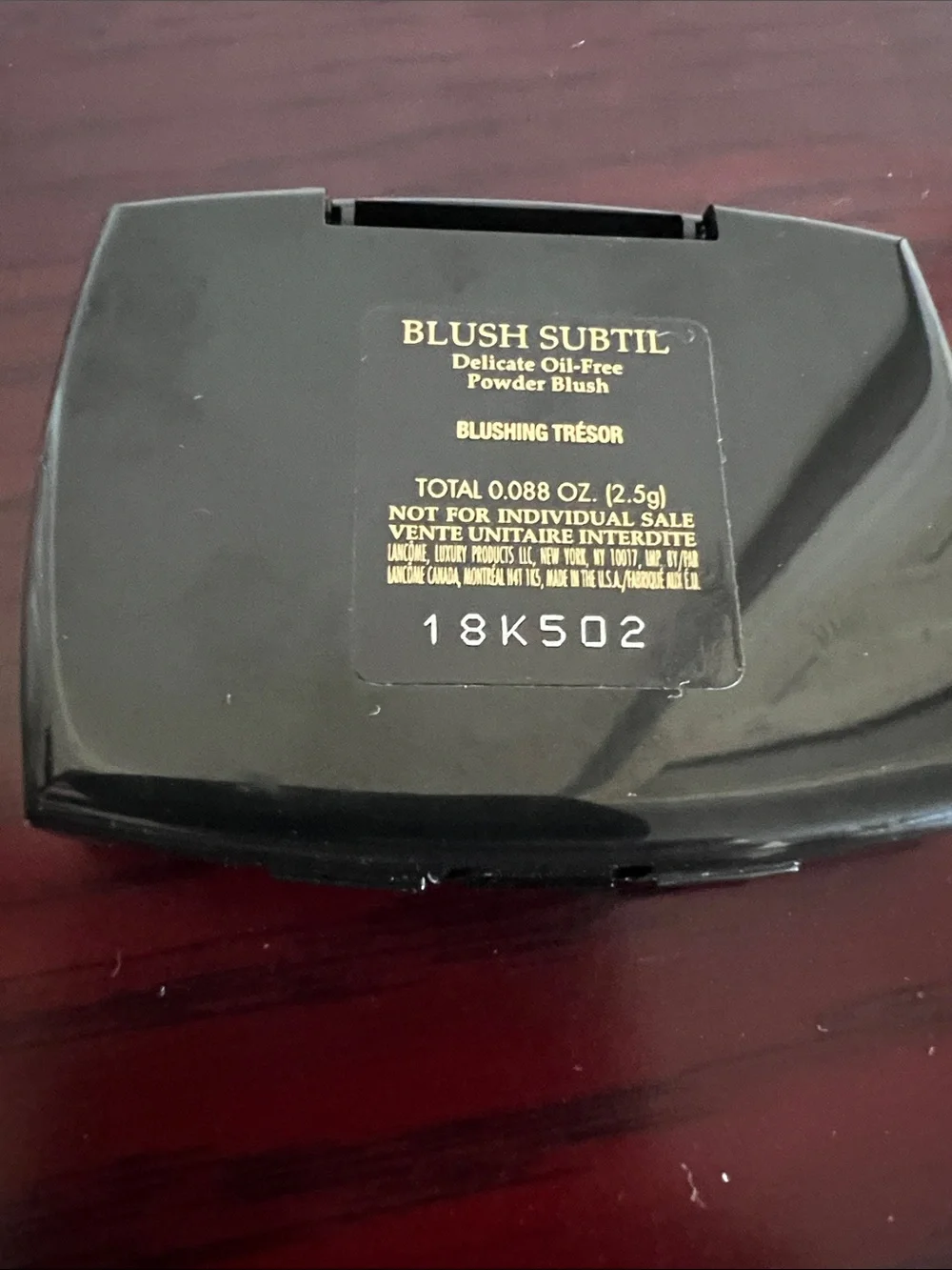 Lancome Oil Free Powder Blush —Blushing Tresor